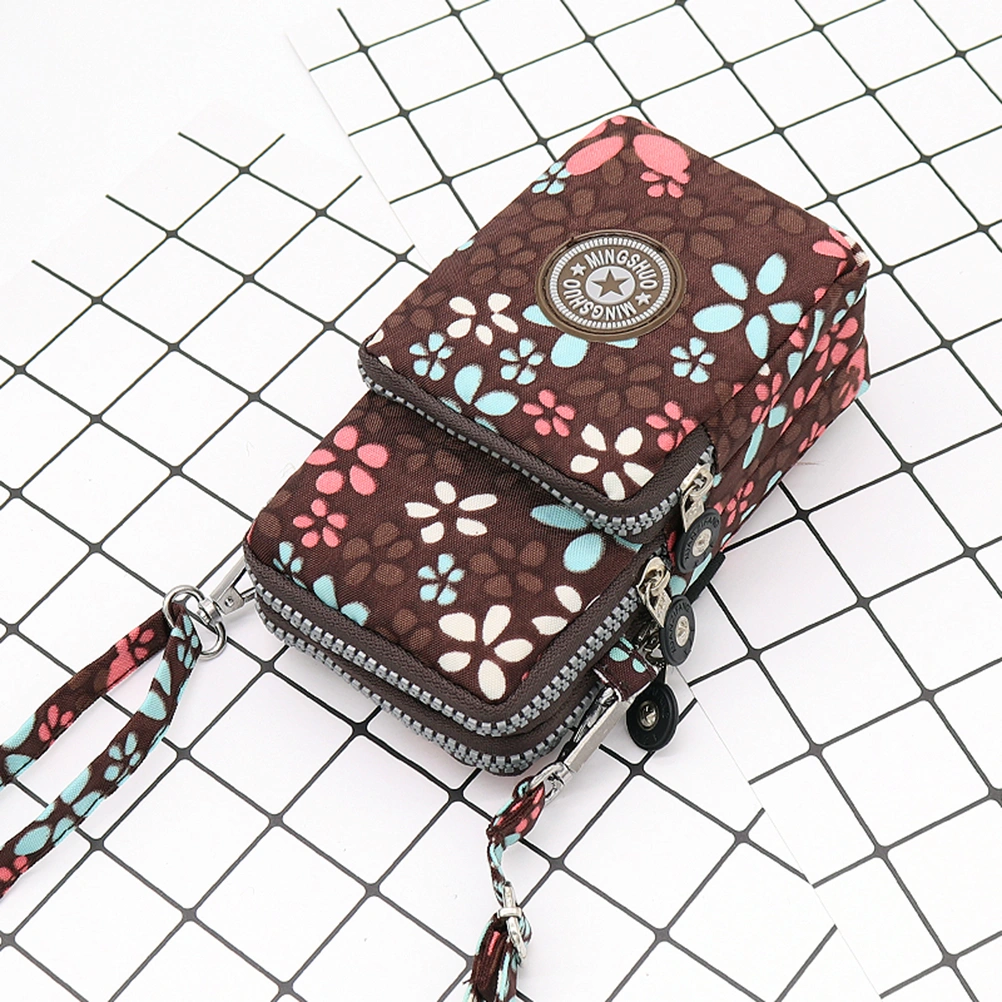 Fashion Women Girls Cross Body Mobile Phone Shoulder Bag Wrist Pouch Bag Coin Wallet Purses