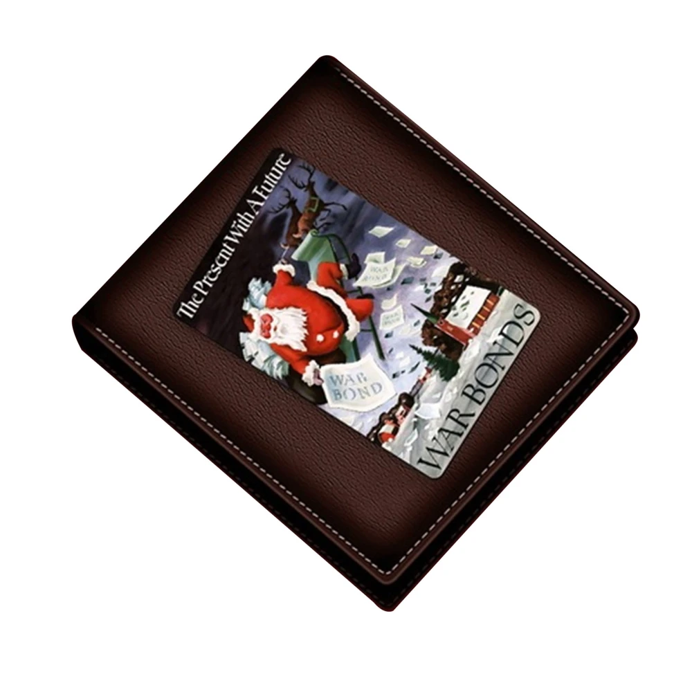 Single Sided Wallet Decoration Card Cute Christmas Purse Cards New Year Greeting Wallet Card CARD157