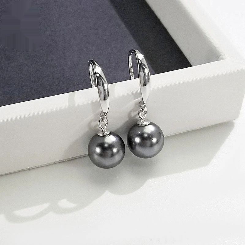 Autumn And Winter Fashion Trending Sterling Silver Pearl Earrings