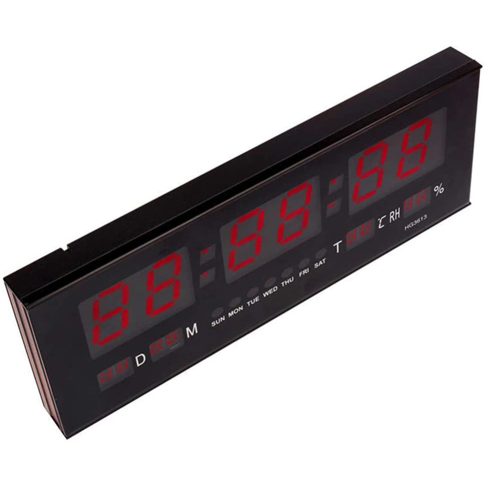 Large Digital LED Alarm Calendar Clock Jumbo Display Snooze Wall Temperature