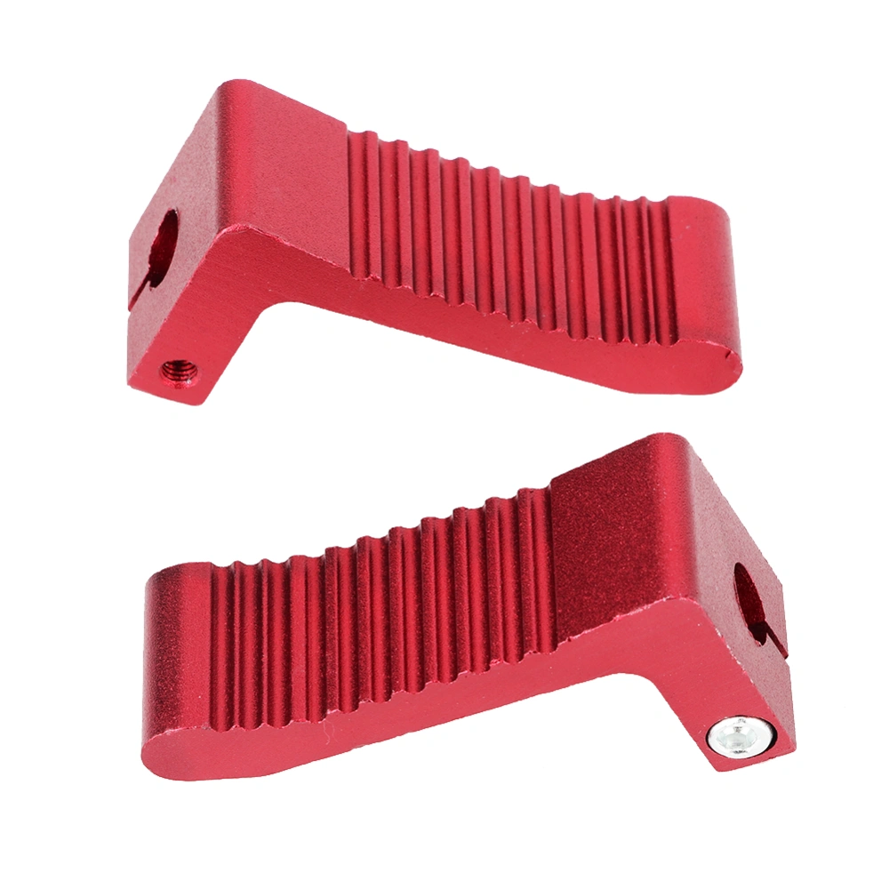 Red Mini Moto Racing Aluminum Alloy Footpeg Foot Rest Peg Footrest Pedal Fit for 47cc 49cc