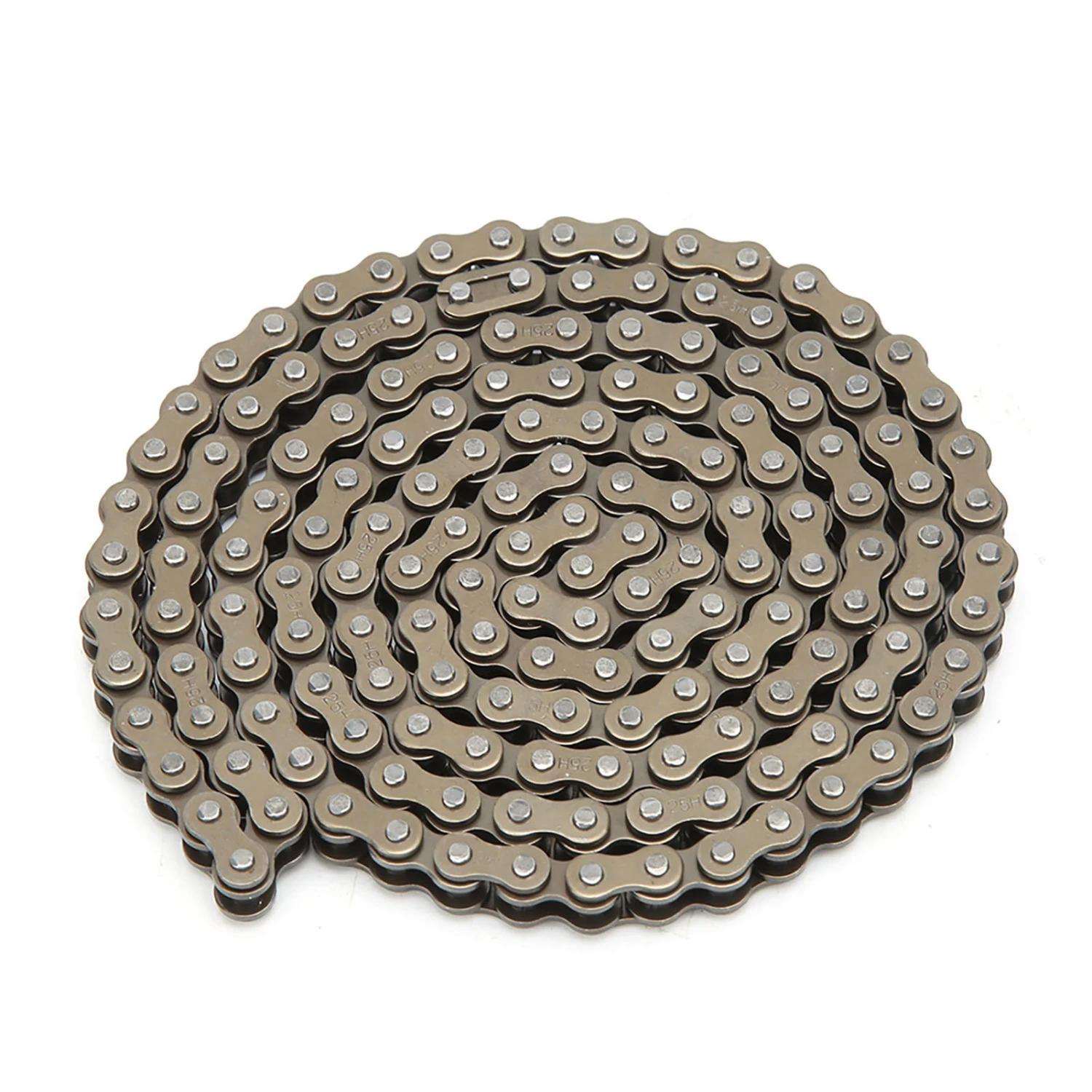 25H 158Links Stainless Steel Chain Fits for 47cc 49cc Pocket Bike Mini Quad ATV Scooter