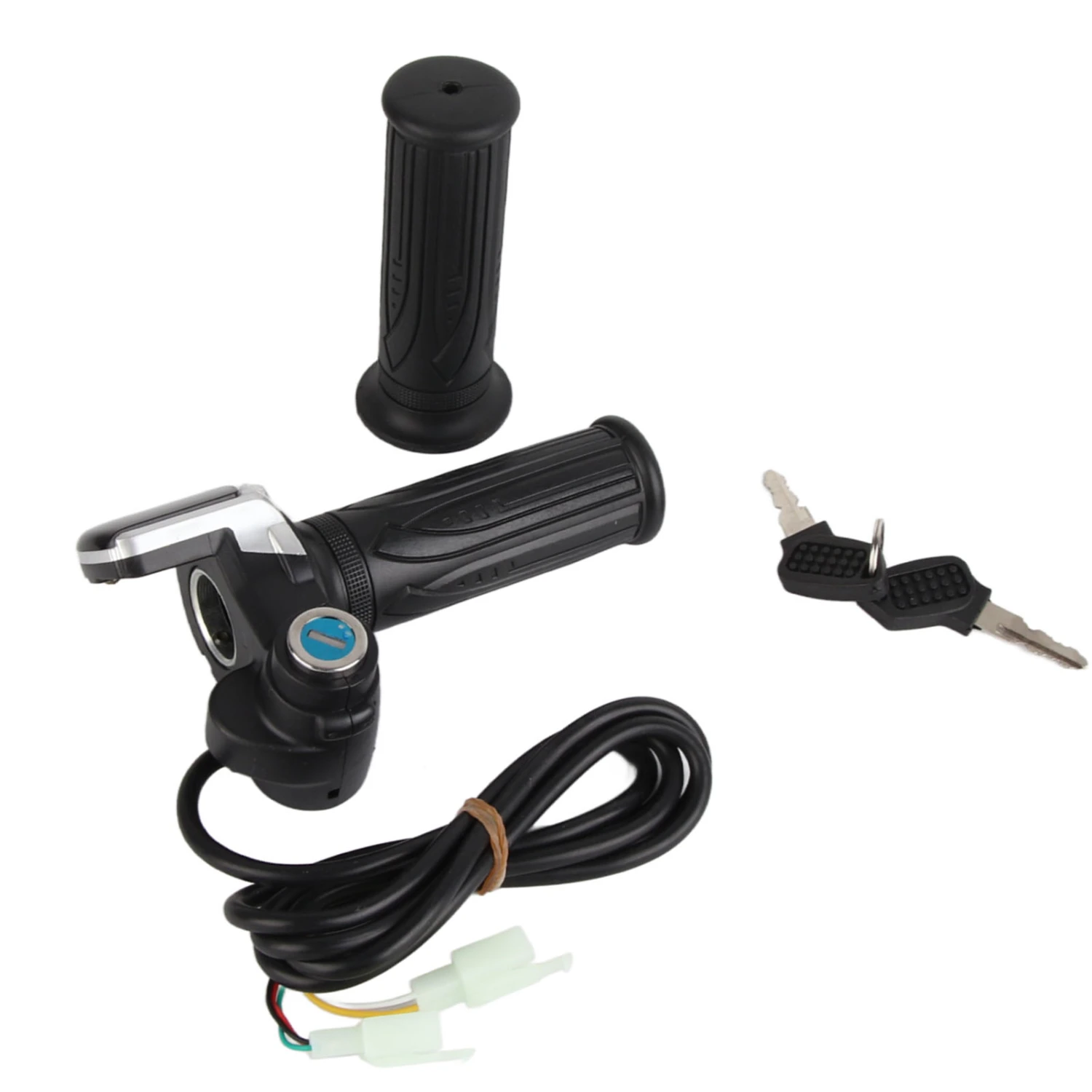 36V Half‑Twist Throttle with LED Power Indicator Key Lock for Electric Bikes Scooters