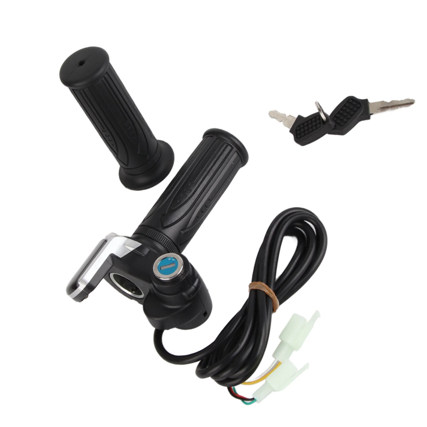 36V Half‑Twist Throttle with LED Power Indicator Key Lock for Electric Bikes Scooters