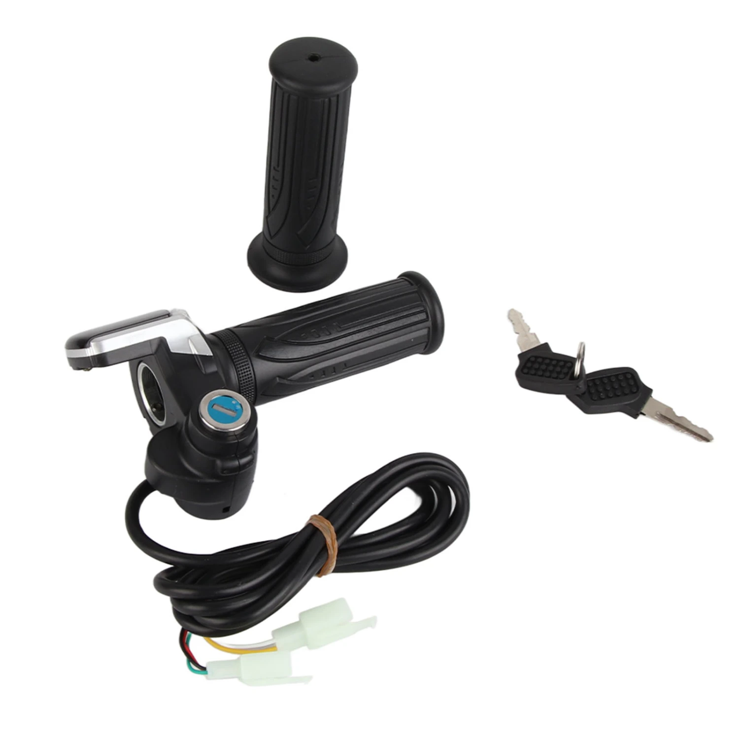 36V Half‑Twist Throttle with LED Power Indicator Key Lock for Electric Bikes Scooters