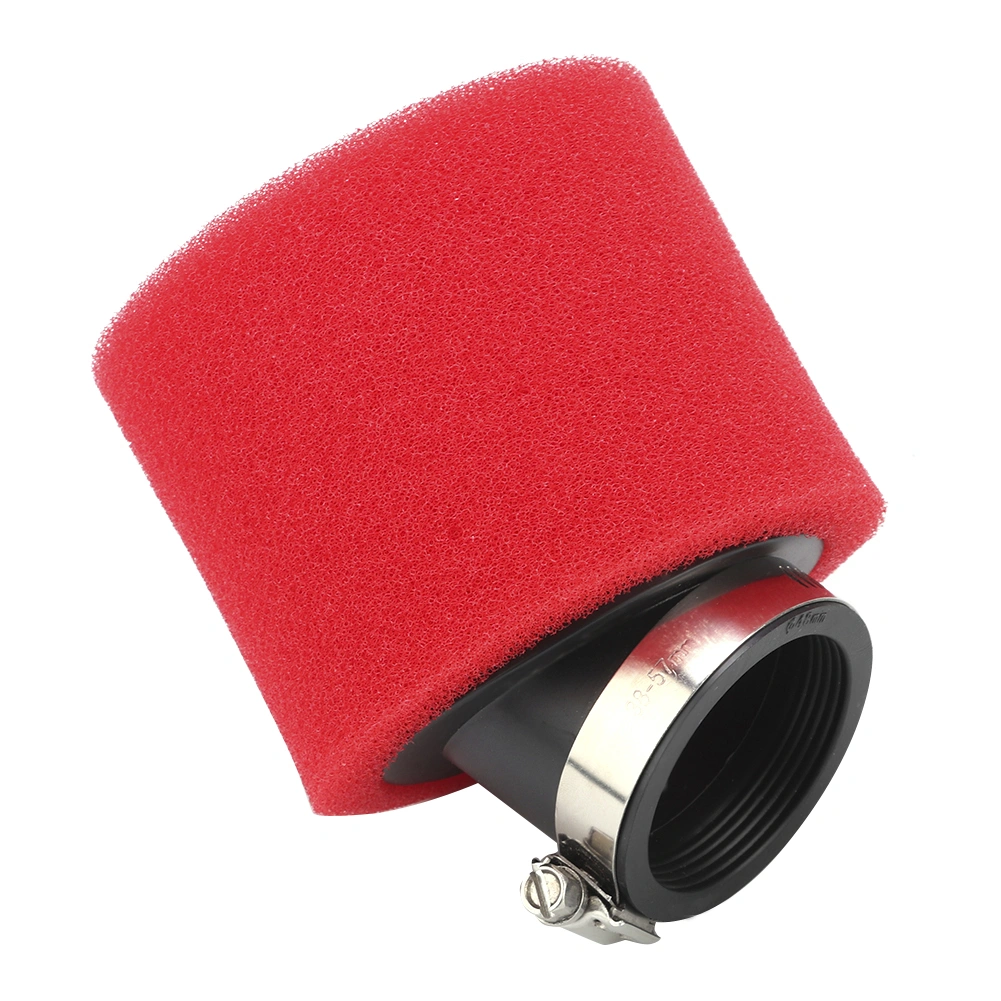 Air Filter for Dirt Bike Scooter ATV Quad Motorcycle Red 48mm/1.89inBevel