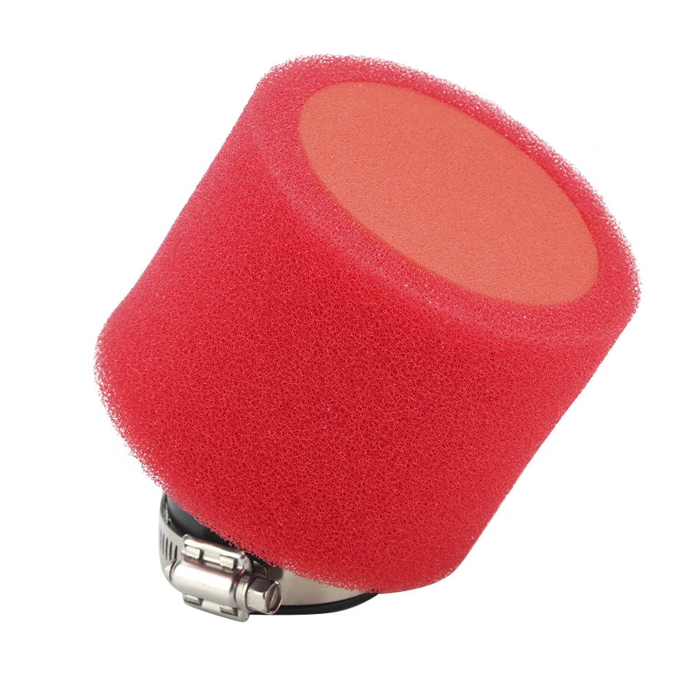 Air Filter for Dirt Bike Scooter ATV Quad Motorcycle Red 48mm/1.89inBevel