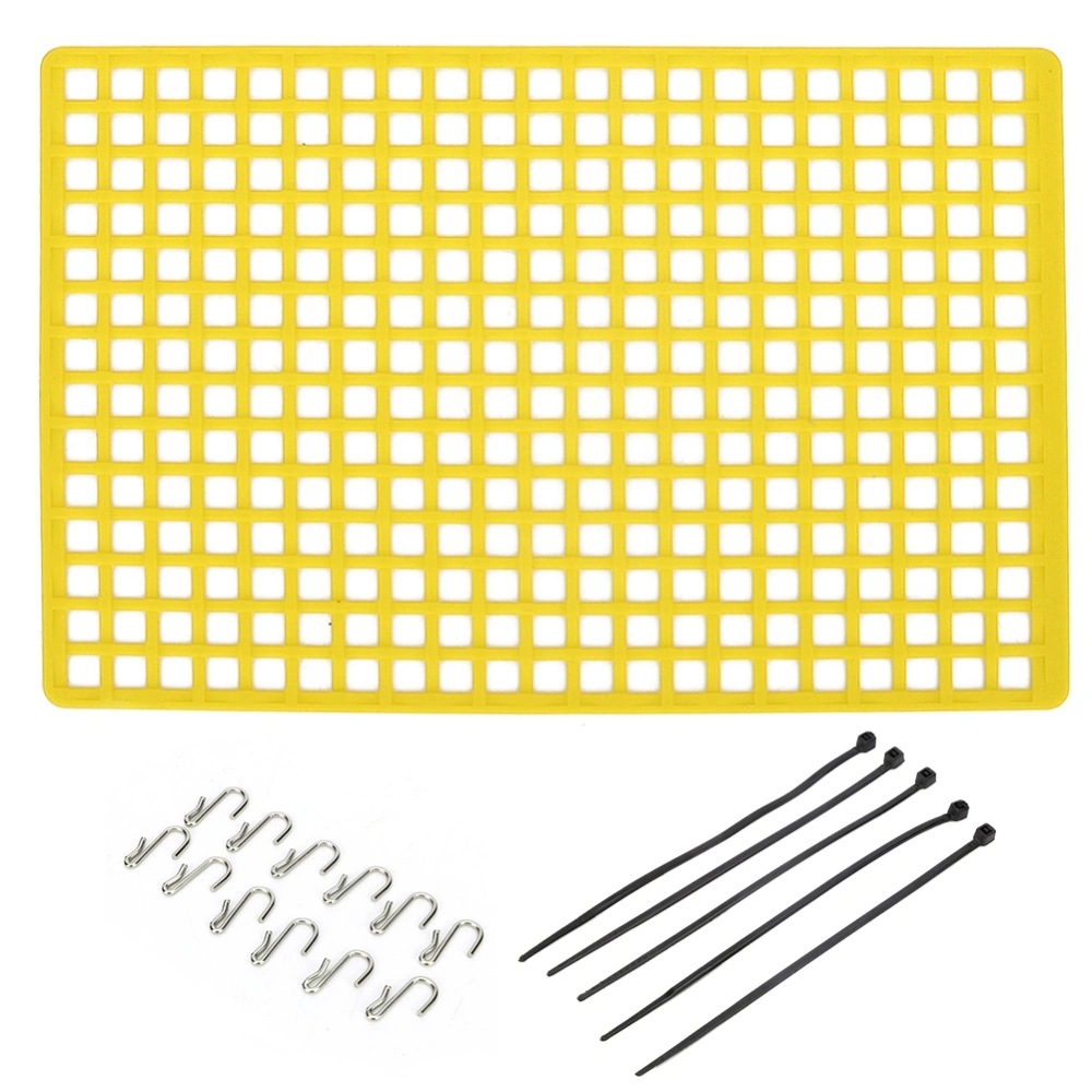 Simulation Rubber Window Baggage Luggage Net Accessory for Axial for RC Crawler Car Yellow