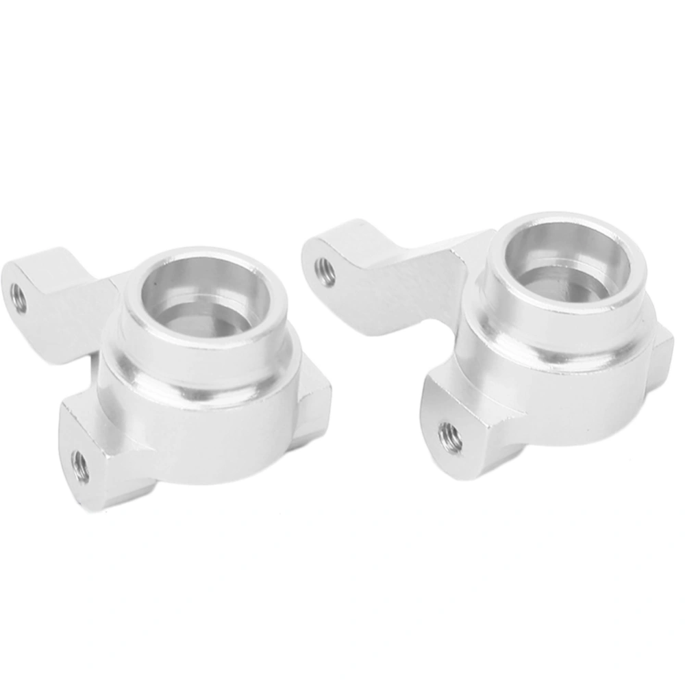 Front Steering Hub Carrier (l R）Fit for HPI RS4 On Road Drift Model RC Car(Silver )