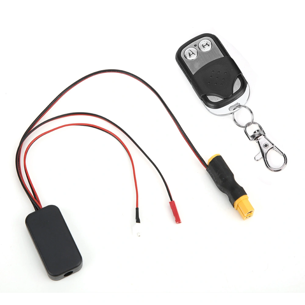 Winch Controller Remote Control Accessory Fit for SCX10 D90 D110 TF2 TRX4 KM2 1/10 RC CarXT60C Plug