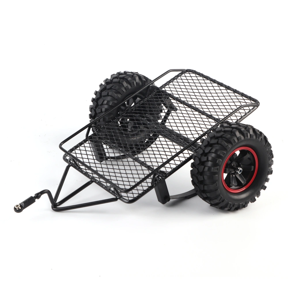 Metal Model Car Small Trailer Fit for Traxxas TRX4/Axial SCX10 RC4WD D90 CC01 1/10 RC Truck