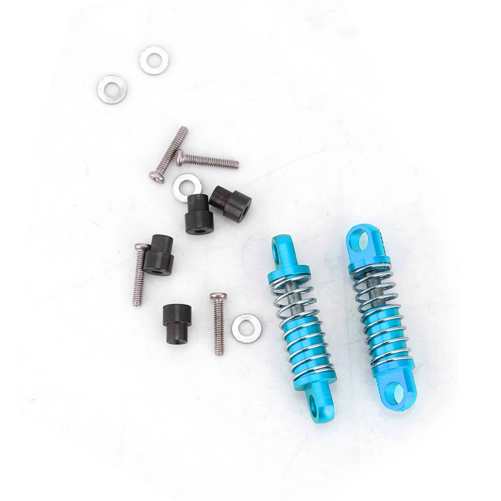 Adjustable Metal Front &amp; Rear Shock Damper for 1/28 Weili RC Car K969 K989 P929 Parts Accessoriesblue