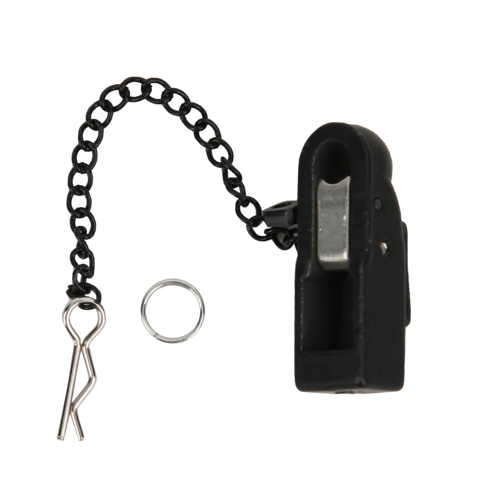 Black Metal Trailer Buckle Connection Component Accessories for 90046/90047/TRX4 1/10 RC Crawler CarBlack