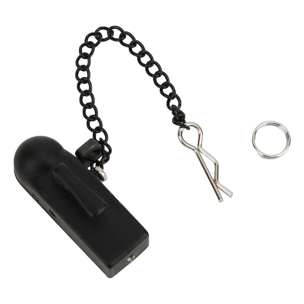 Black Metal Trailer Buckle Connection Component Accessories for 90046/90047/TRX4 1/10 RC Crawler CarBlack