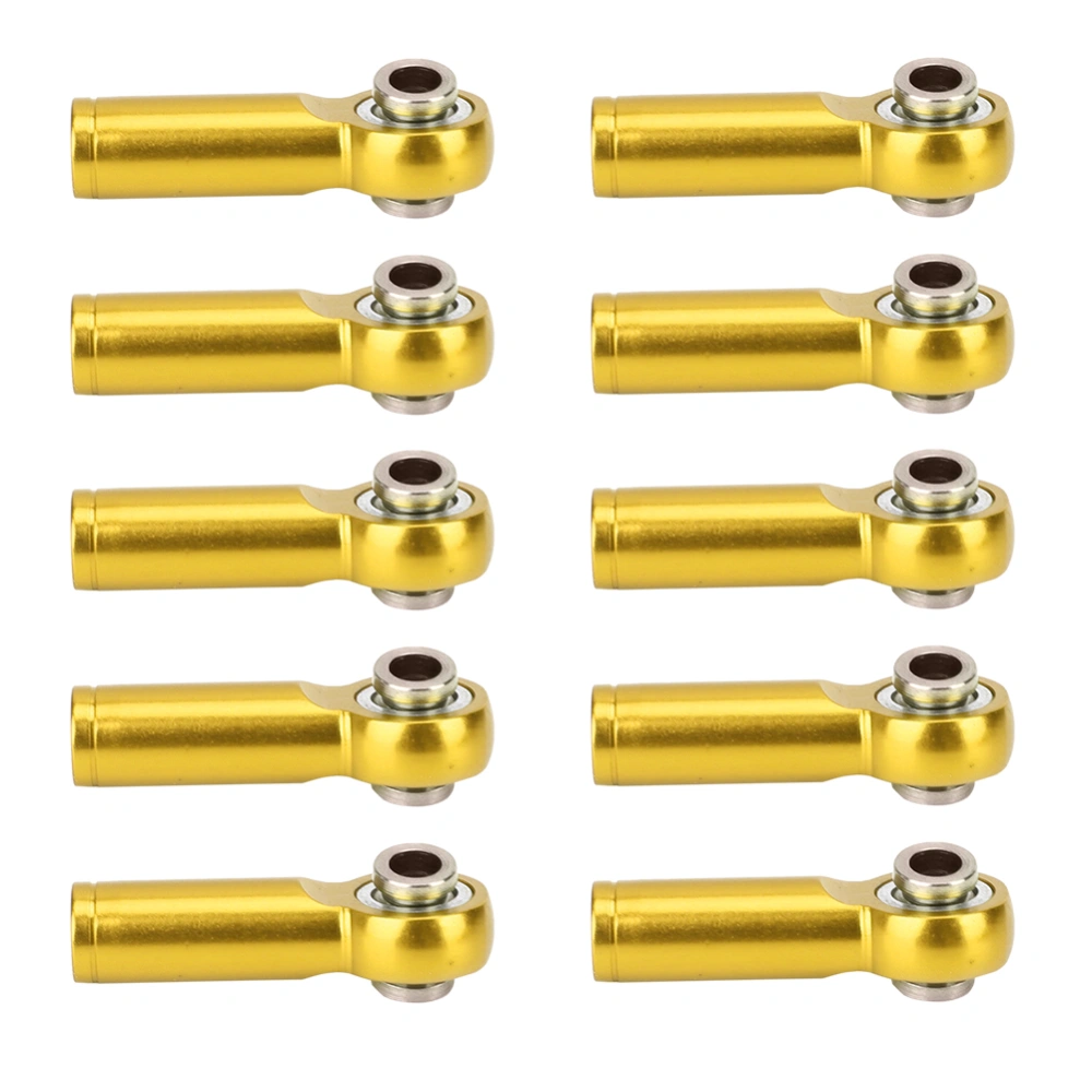 10Pcs Aluminium Alloy M4 Positive and Negative Thread Tie Push Link Rod Joint For 1/10 Model RC Cargolden