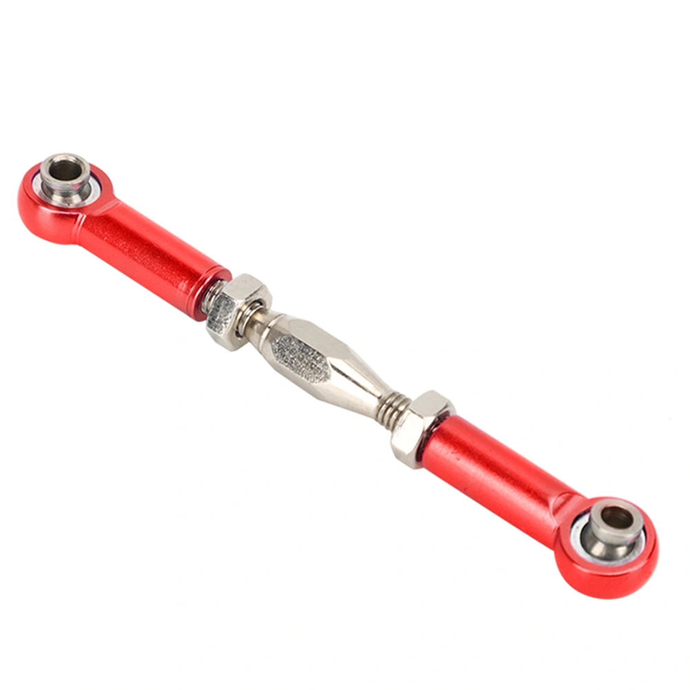 6Pcs Aluminum Alloy Adjustable Push RodsTurnbuckle Rod Linkage Accessories for RC Car Modelsred