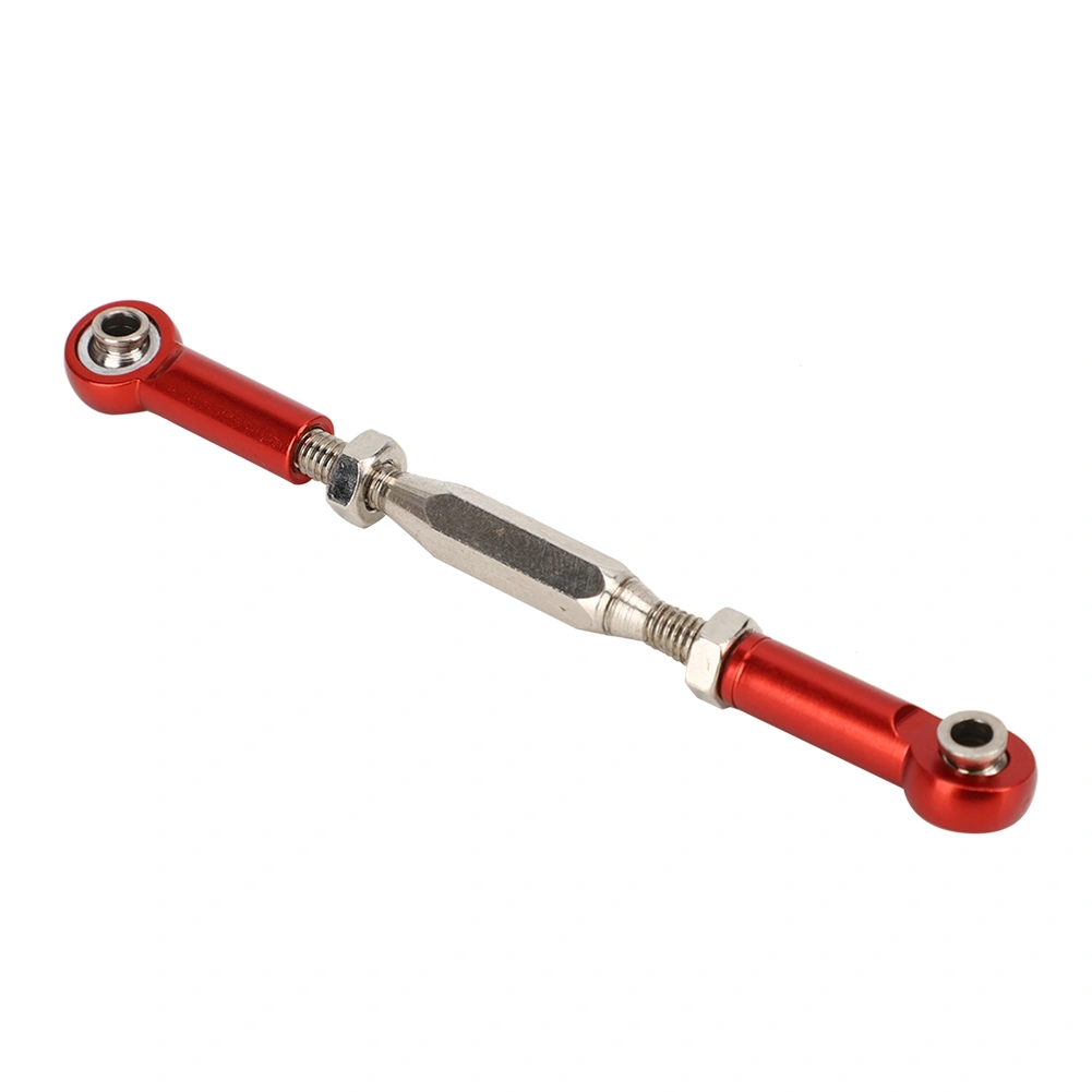 6 pcs 81mm Adjustable Aluminum Servo Links Tie Rod Set for RC Car Accessoriesred