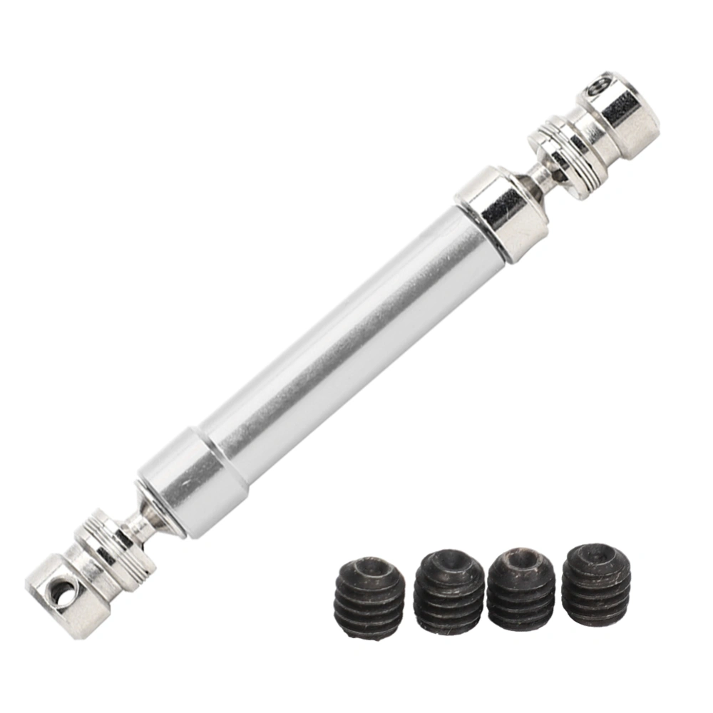 100mm Aluminium Alloy Adjustable Hex Drive Shaft Accessory for 1/10 Crawler RC Carsilver