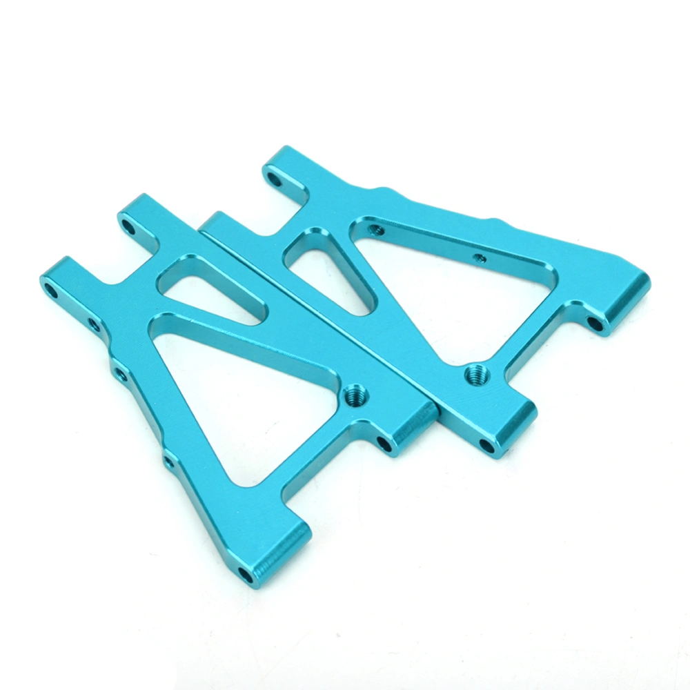 2PCS Alloy Front Lower Arm Upgrade Parts Fit for KYOSHO 4WD Optima 1/10 Off Road Vehicle(Blue )