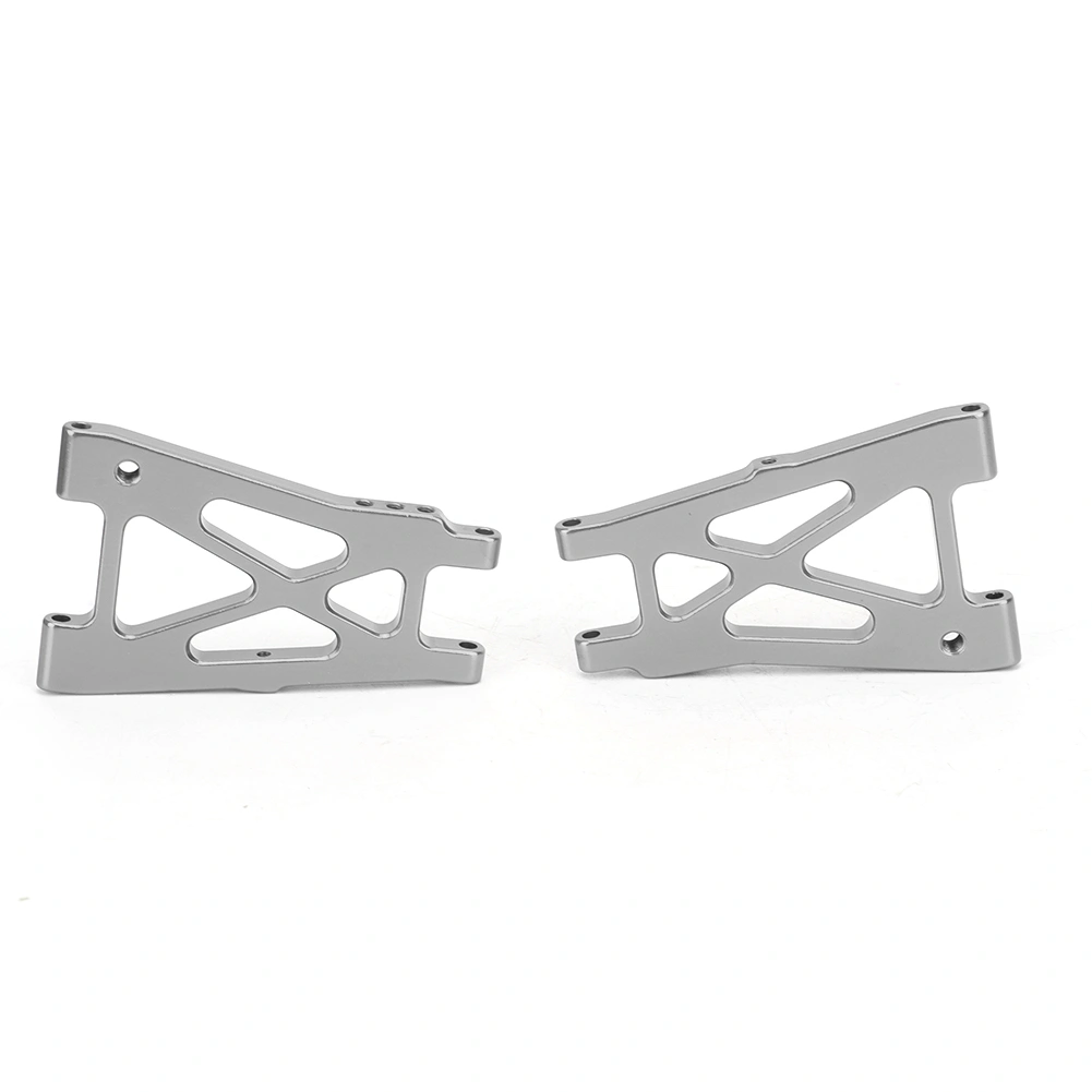 2PCS Aluminum Alloy Rear Lower Swing Arm Fit for KYOSHO 4WD Optima 1/10 RC Off Road Vehicle(Silver )