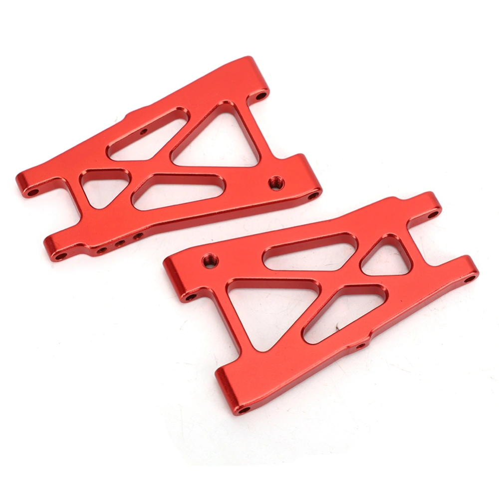 2PCS Aluminum Alloy Rear Lower Swing Arm Fit for KYOSHO 4WD Optima 1/10 RC Off Road Vehicle(Red )