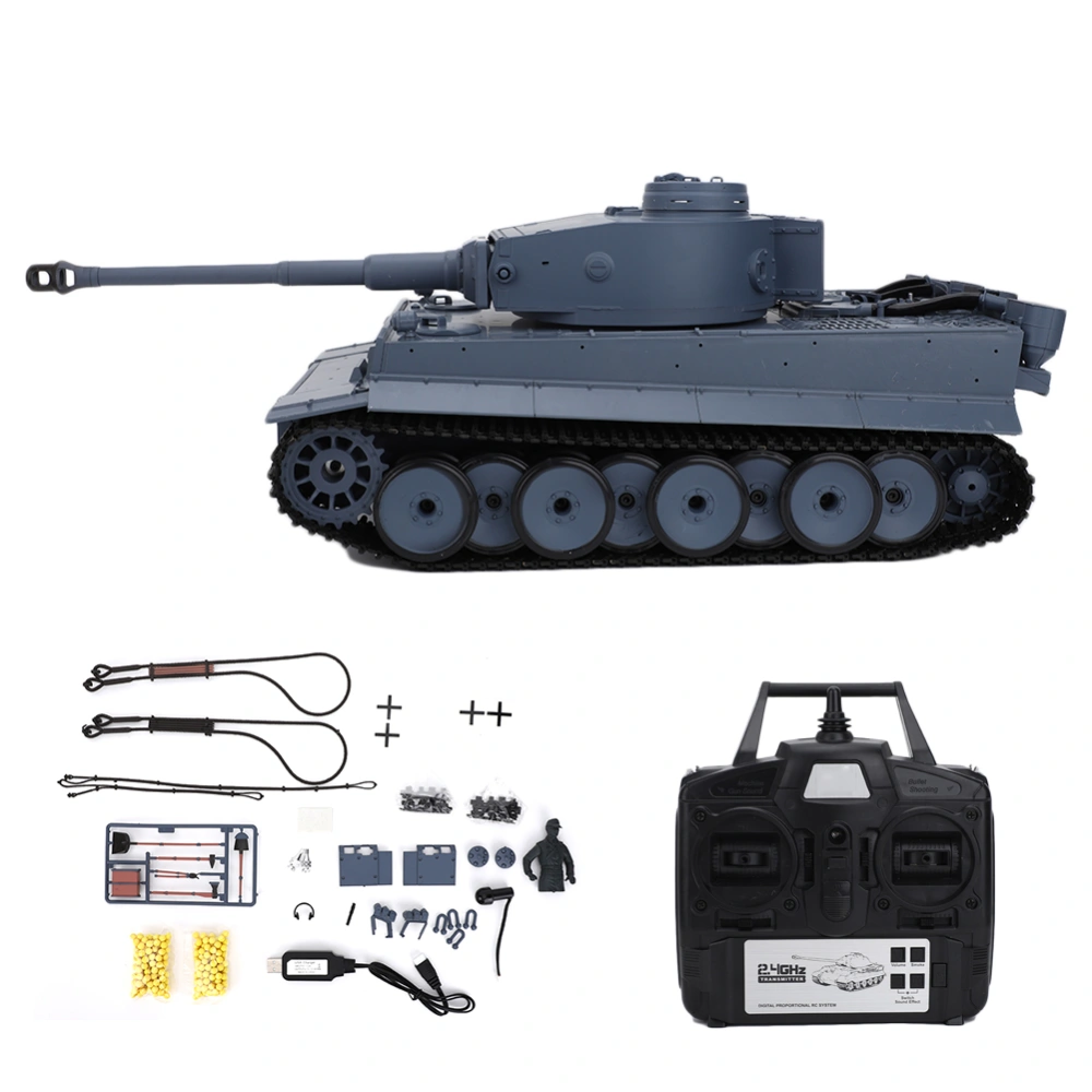 HENGLONG 1:16 Wireless 2.4GHz Remote Control USB Rechargeable RC Tank Toy