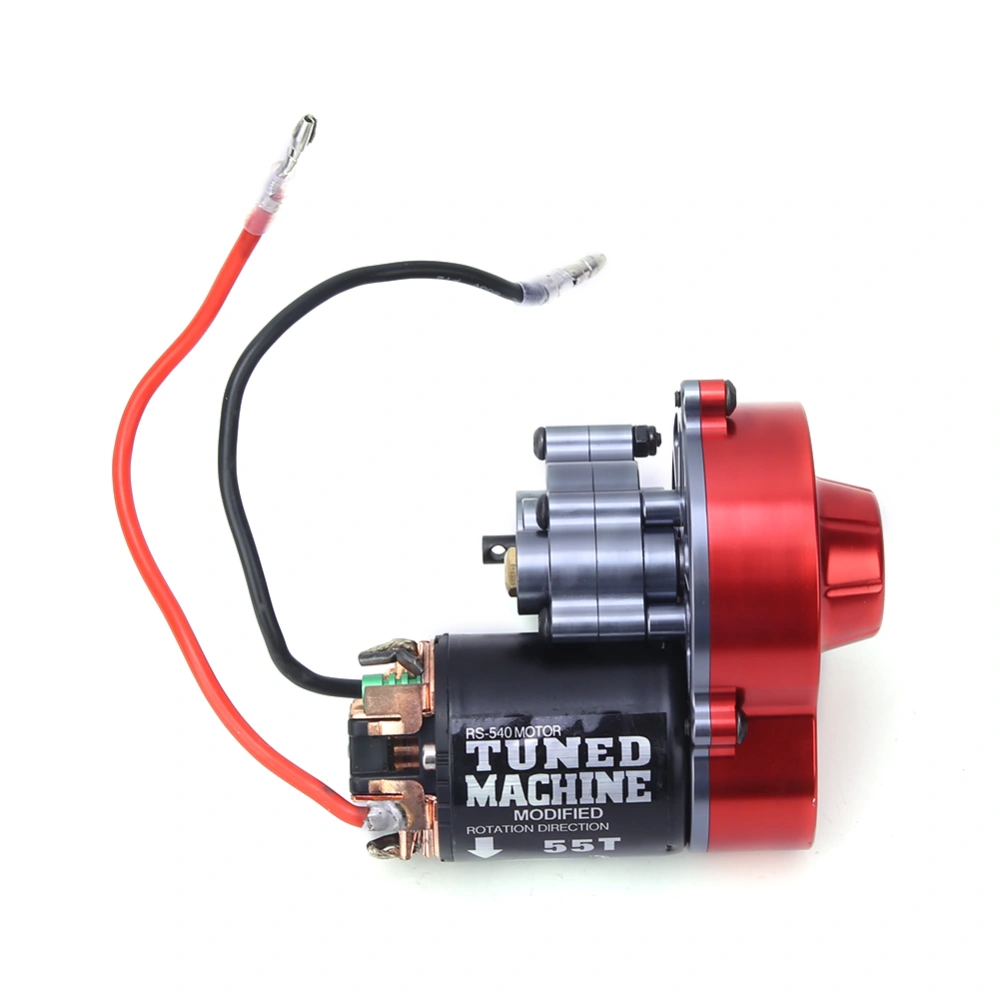 Metal Full Gearbox with 540 Motor 55T Fit for Axial SCX 1/10 Remote Control Car RC Part