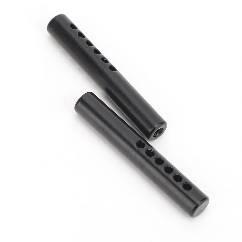 2Pcs Metal Front Back Bumper Mount Holder Support Frame Cylindrical for Axial SCX 1/10 RC Car