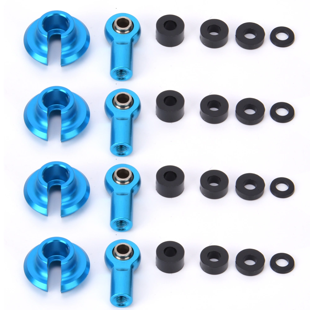 Link Rod End Ball Joint RC Spare Parts Accessory for 1-10 ECX 2 Wheel Drive RC CarBlue ECX1038B