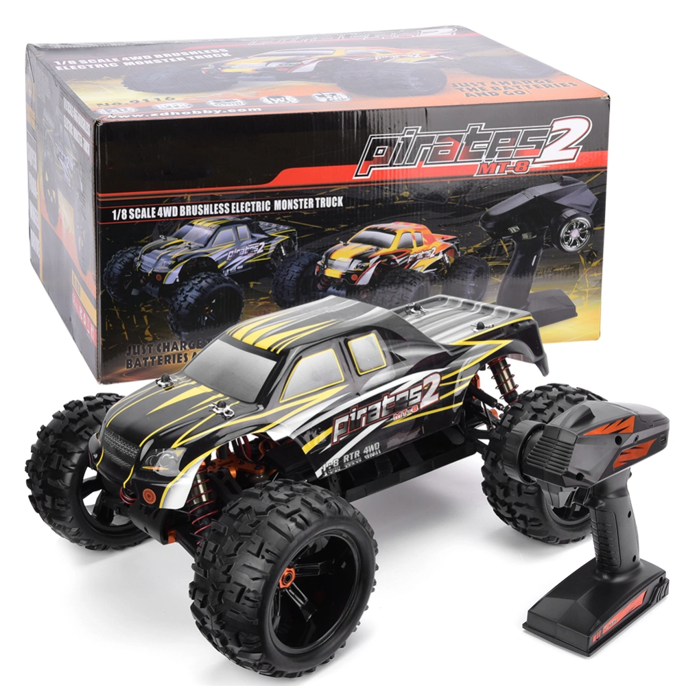 2.4GHz Remote Control Car Four Wheel Drive Brushless Fast Speed 1/8 Monster Truck