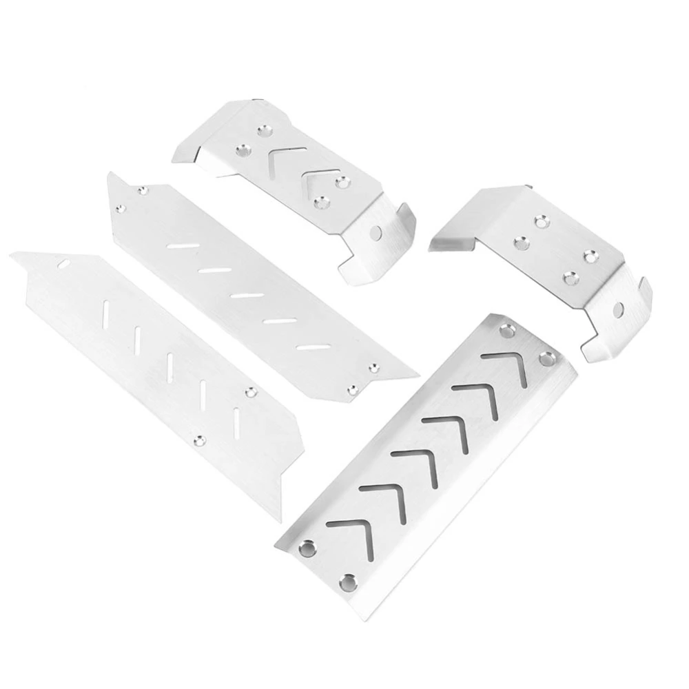 5Pcs Stainless Steel Chassis Guard Plate Board Protector Fit for TRAXXAS X MAXX 1/10 RC Car