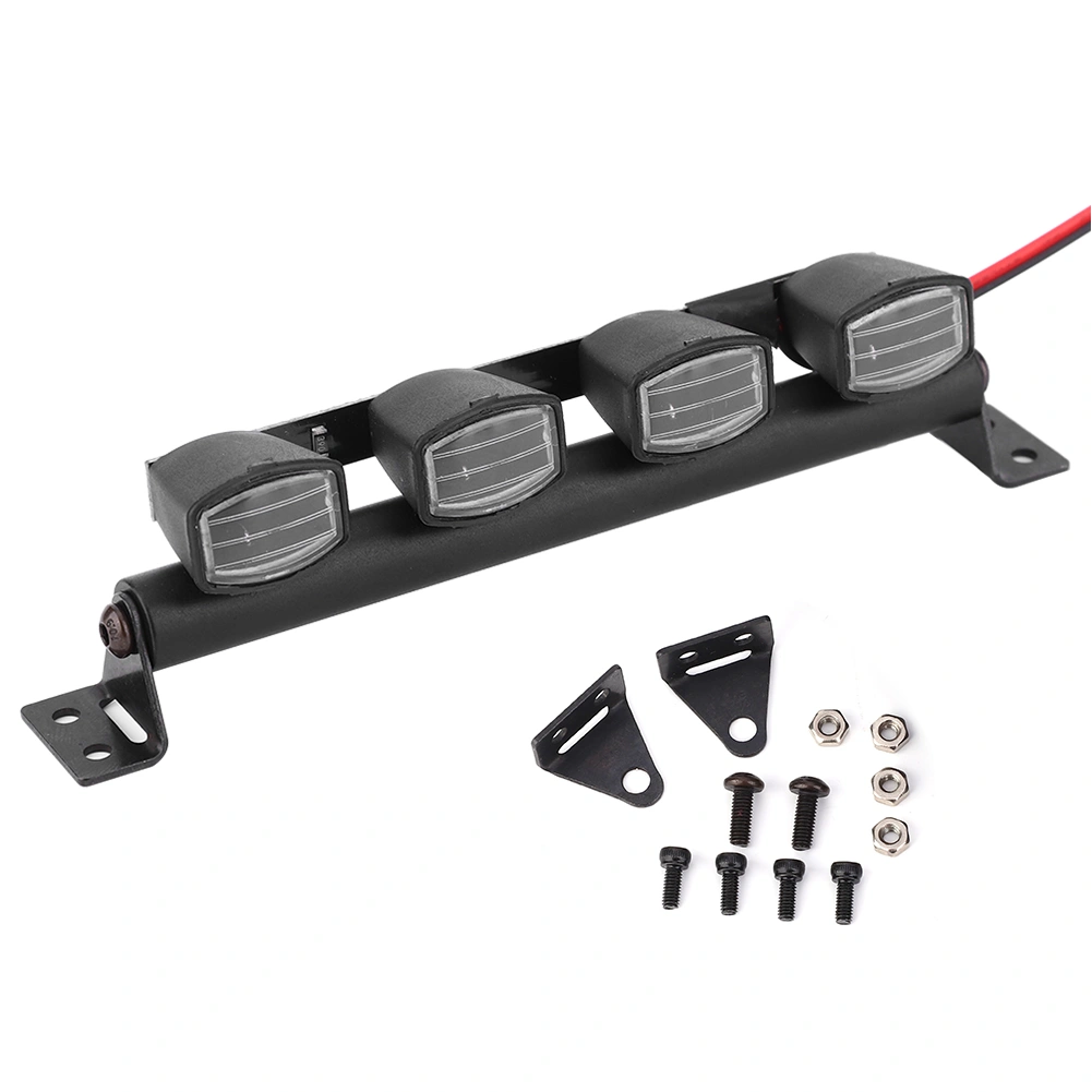 1/10 Scale RC Crawler Car Roof Light Bar Spotlights Fit for TRX4 90046 SCX10 Pull Car4LED