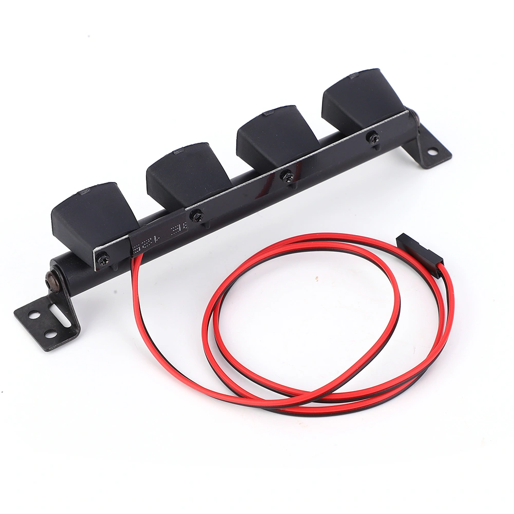 1/10 Scale RC Crawler Car Roof Light Bar Spotlights Fit for TRX4 90046 SCX10 Pull Car4LED