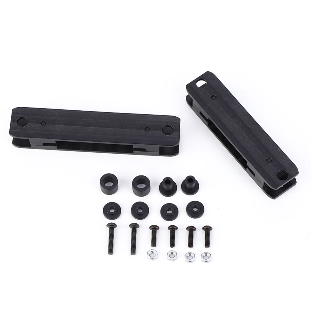 RC Car Shell Column Fixing Bracket Accessories Kit Fit for Traxxas TRX4 T4 1/10 RC CrawlerBlack