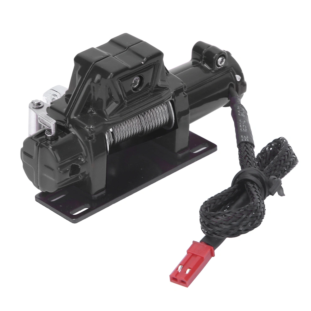 Automatic Winch Remote Control 1/10 Crawler Car Accessory Part Fit for Axial SCX10Black