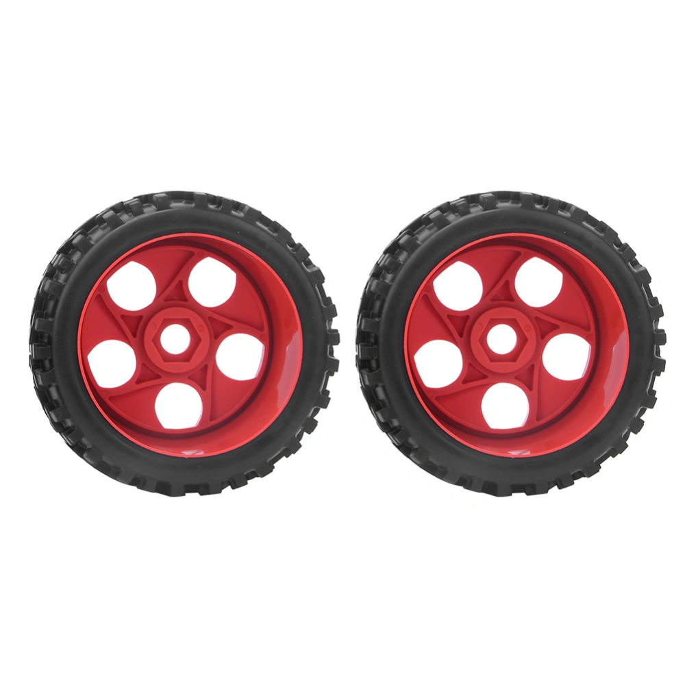 2pcs 118mm Rubber Universal Tire Hub Upgrade Accessory Fit for 1/8 RC Car