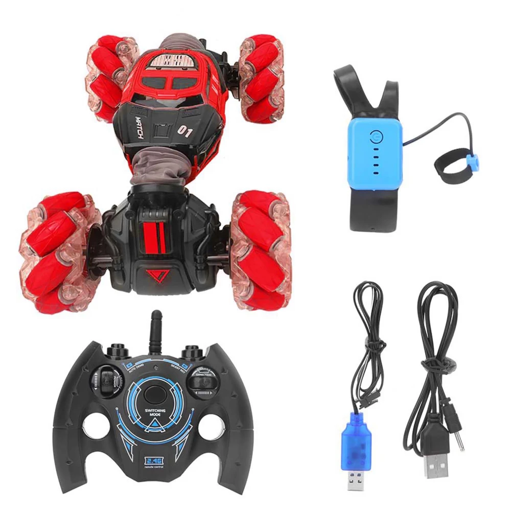 Electric Remote Control 4-Wheel Stunt Car Toy Gesture Sensor 1:16 UD2196ARed