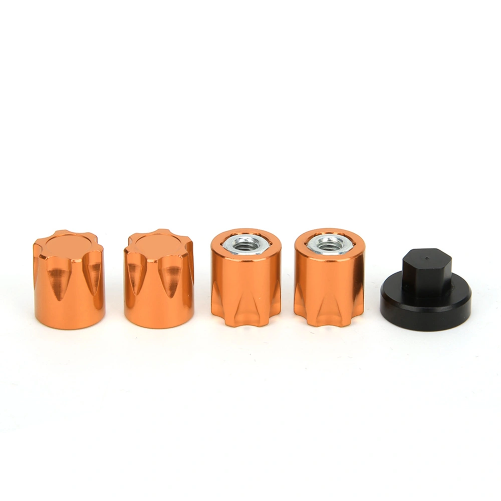 4pcs Wheel Rim Center Cap M4 Nut Fit for Traxxas TRX4 for Axial SCX10 90046 D90 for Tamiya