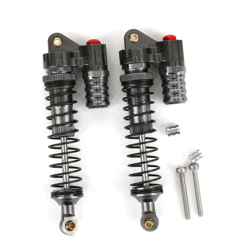 2Pcs Shock Damper Modification Accessory Part Fit for Axial SCX10 1/10 RC CrawlerTitanium Black