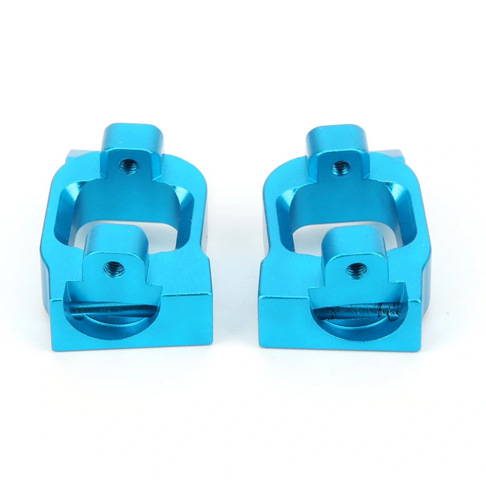 Aluminum Alloy Front Hub Carrier(L/R) Fit for WLtoys 1/14 144001 RC CarBlue 1253B