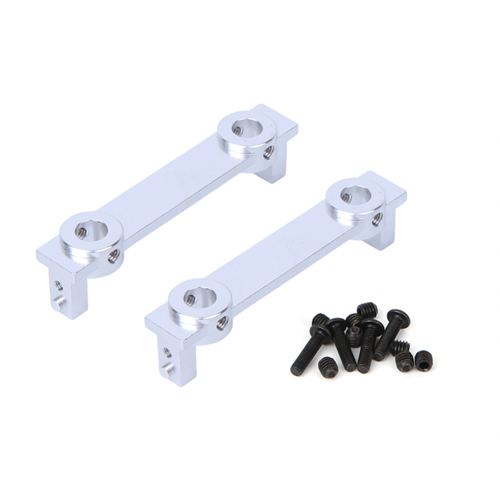 RC Car Aluminium Alloy Anti Collision Plate Fixing Seat Upgrade Accessory for RGT 136100 1/10(argent 680026S )