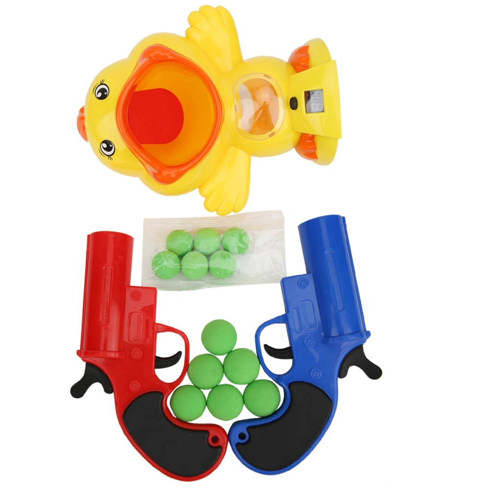 Shoot Duck Mouth Shooting Toys Aerodynamic Gun Foam Ball Children Competitve Interactive Game Toy