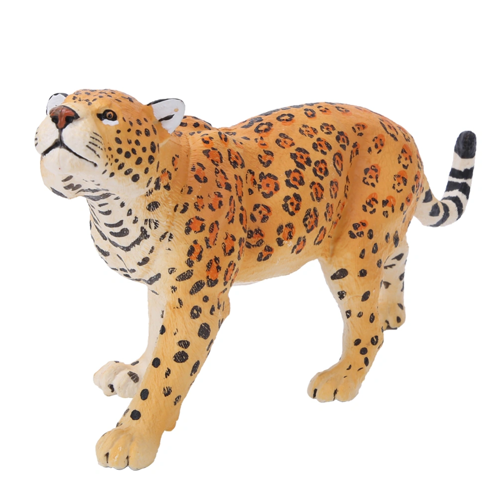 Children Emulational Zoo Animal Leopard Toys Plastic Wild Animal Doll Educational Toys