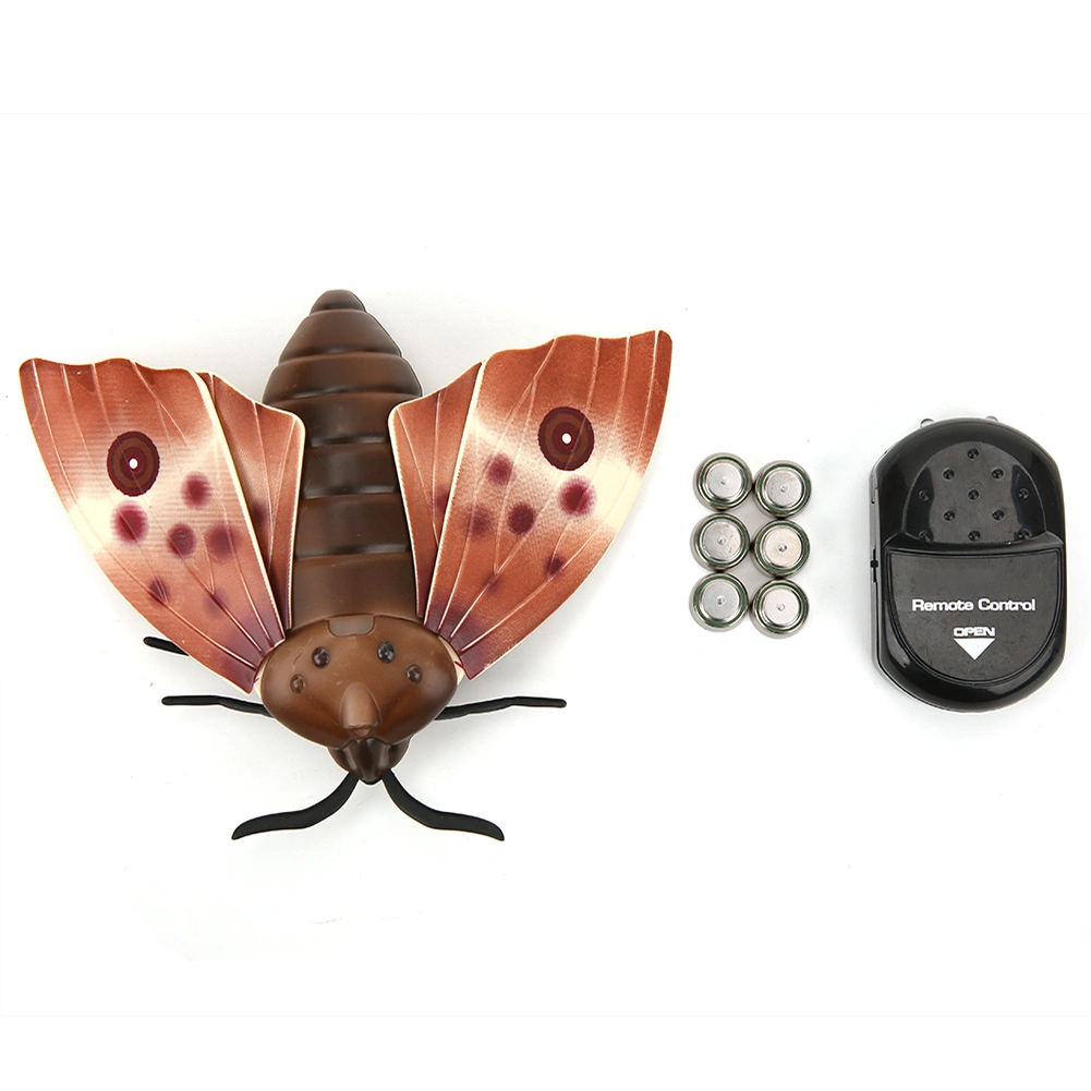 Remote Control Infrared High Simulation Insect Moth Kid Trick Playing Toy Prop