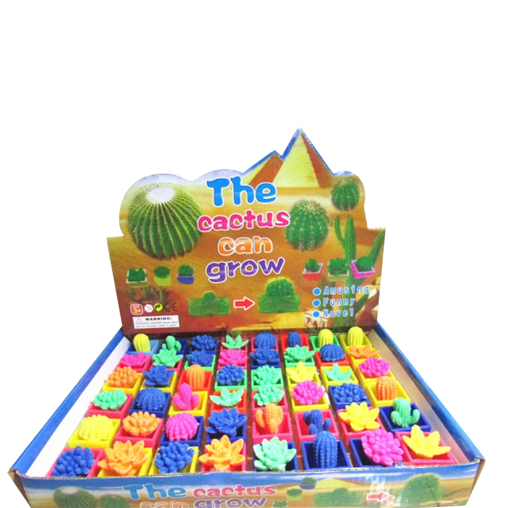 48Pcs Hatching Growing Kid Colorful Simulated Plant Educational Toy Children Gift