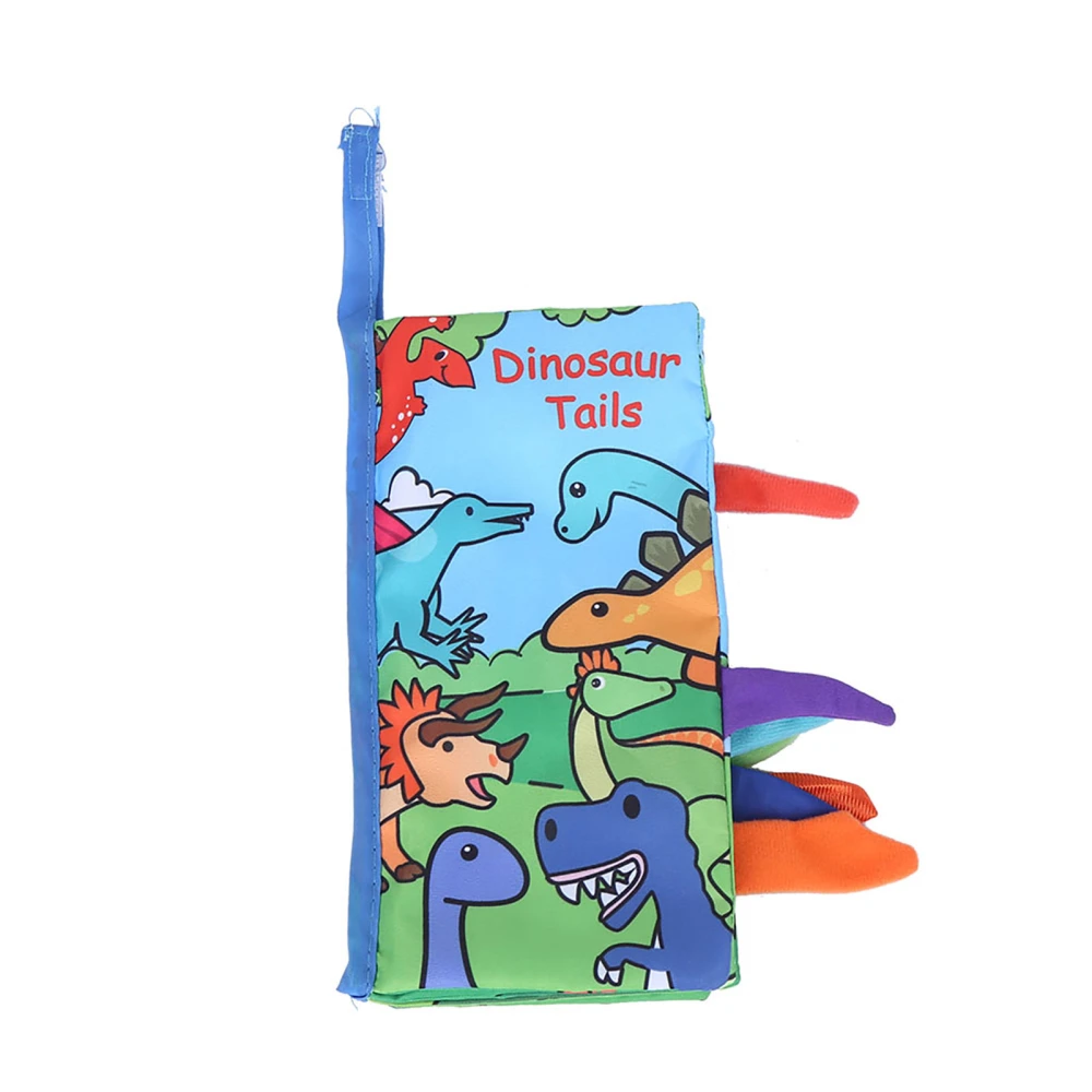 Cloth Book Early Educational Children Infant Sensory Stimulation Tails Cloth BookDinosaur Type