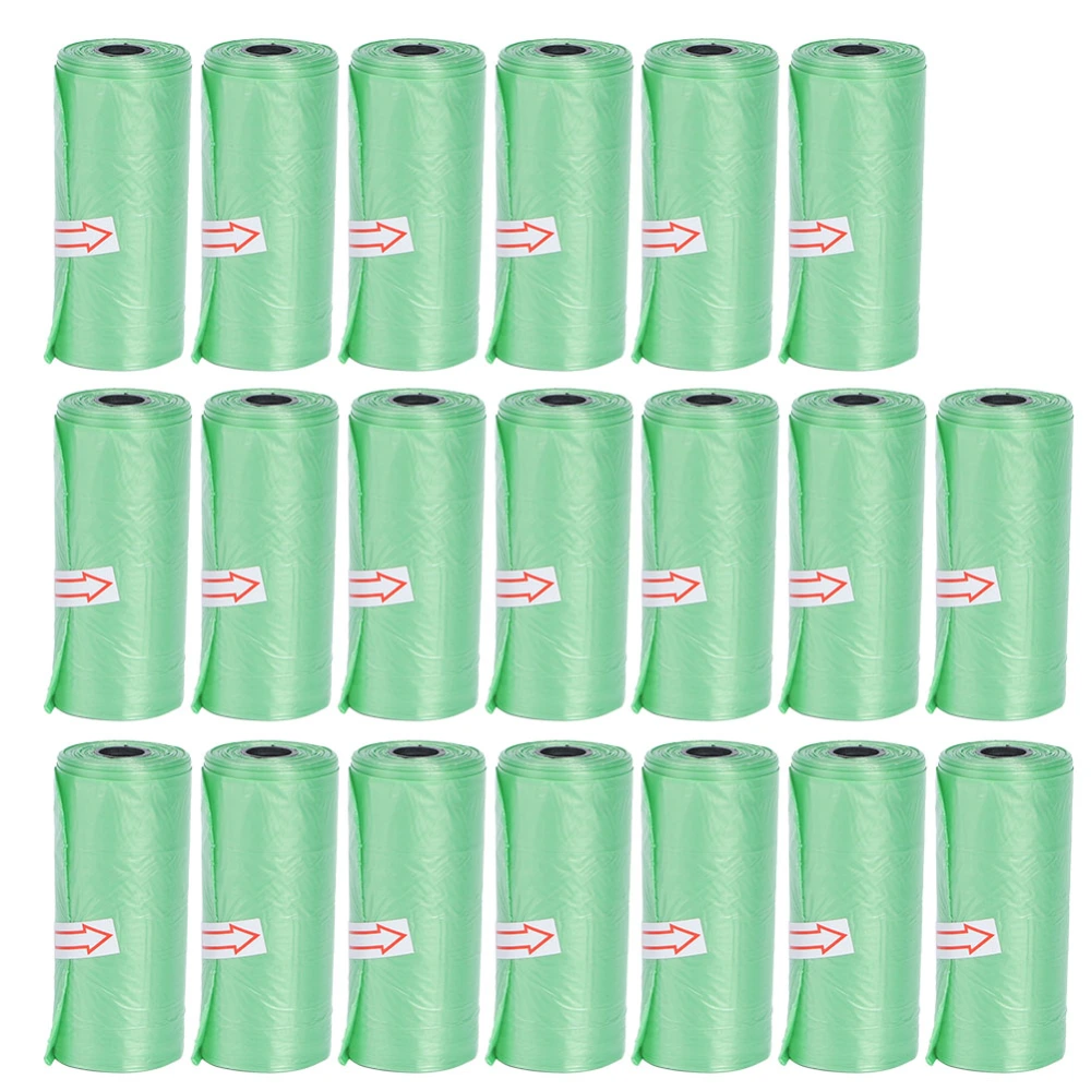 20Roll Disposable Infant Diaper Rubbish Garbage Bag Home Disposal Waste BagsGreen