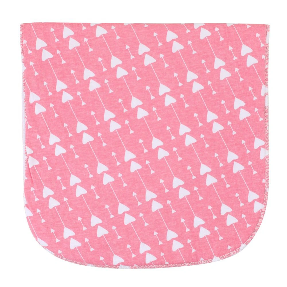 Three Layers Cotton Baby Infant Bibs Eating Saliva Towel Feeding Burp Cloths ScarfPink Heart