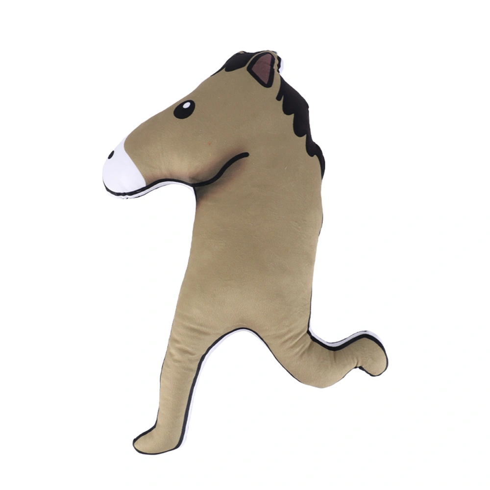 Funny Horse Cartoon Emotion Stuffed Toy Doll Stuffed Animal Pet Horse PillowRunning Horse