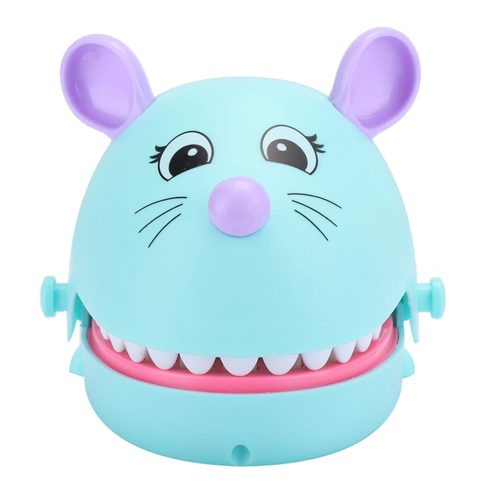 Funny Bite Finger Toy Mouse Mouth Bite Finger Game Trick Toy Parent Child Interactive Toys(Blue )